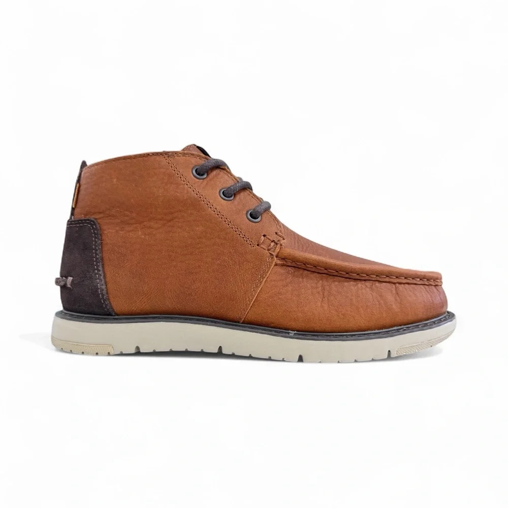 TOMS Men's Waterproof Leather Chukka Boots size 7 color brown - Picture 4 of 10